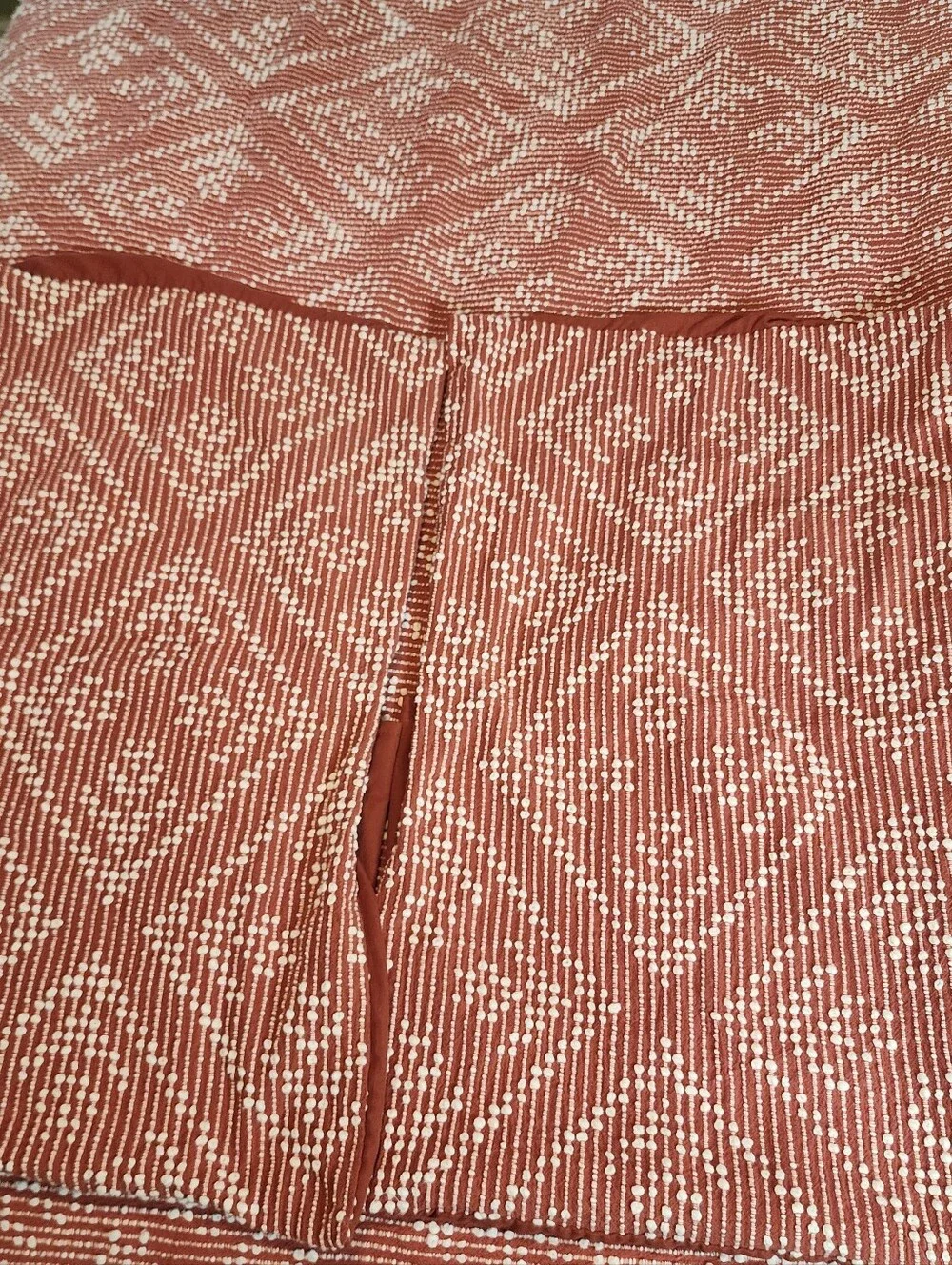 NEWLAKE Rust Comforter Queen